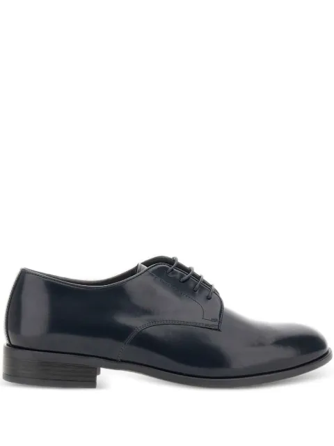 Duca Degli Abruzzi leather derby shoes Black CR2201489TRSPAZZOLATOBLU