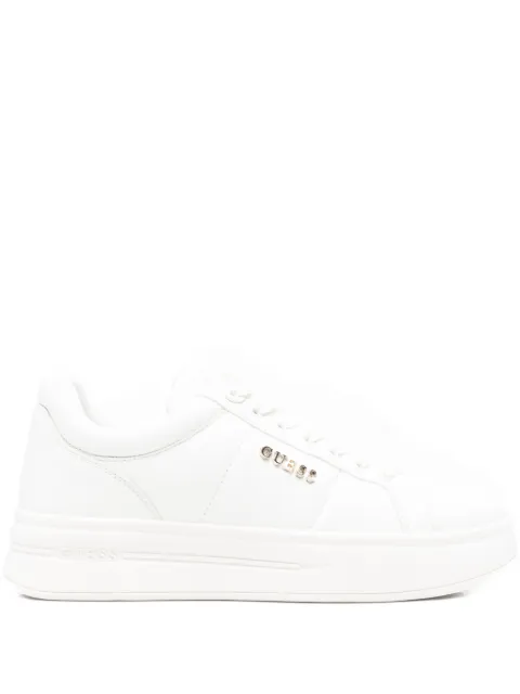 GUESS USA 45mm Welli leather sneakers White FLFWLLELE12