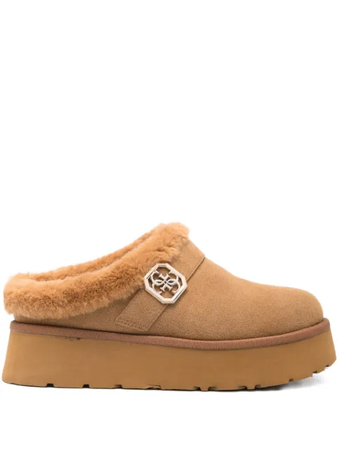 GUESS USA 45mm Dolmana platform mules Brown FLFDOCESU06