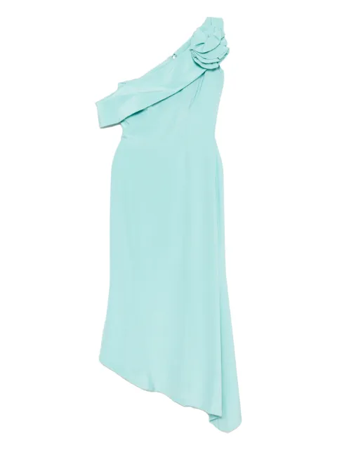 Saiid Kobeisy asymmetrical flower dress Blue RTWFW25OFF06