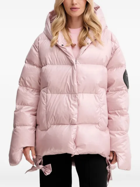 MMC STUDIO Jesso hooded tie jacket Pink JESSOJACKET
