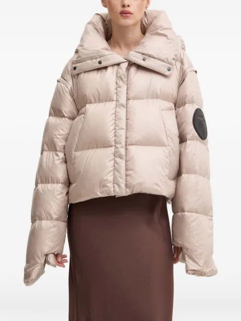 MMC STUDIO hooded puffer jacket Neutrals RAFOJACKET