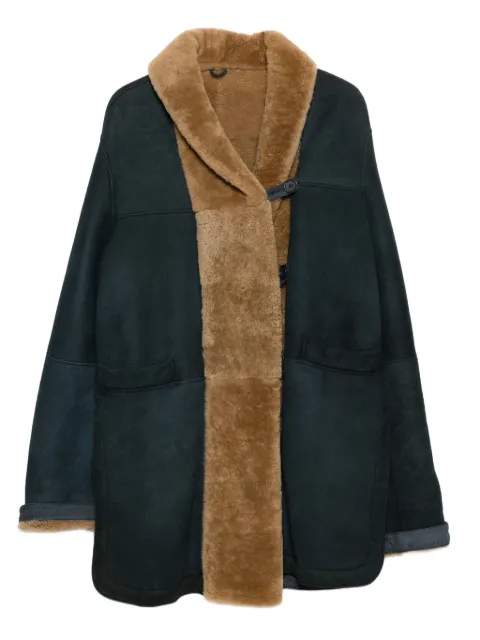 Romeo Gigli Pre-Owned 1990s buttoned coat Blue RG1400SX