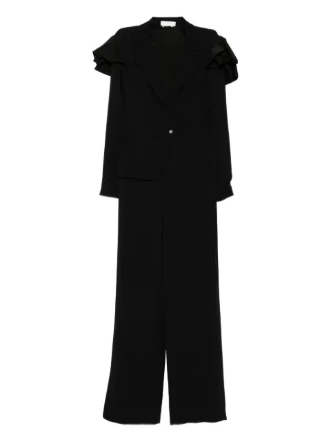 Saiid Kobeisy ruffled wrap jumpsuit Black RTWFW25OFF10