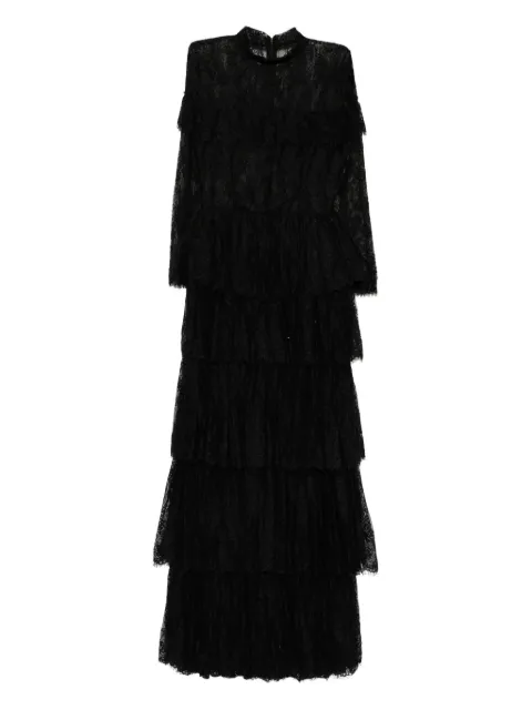 Saiid Kobeisy lace long dress Black RTWFW25OFF13