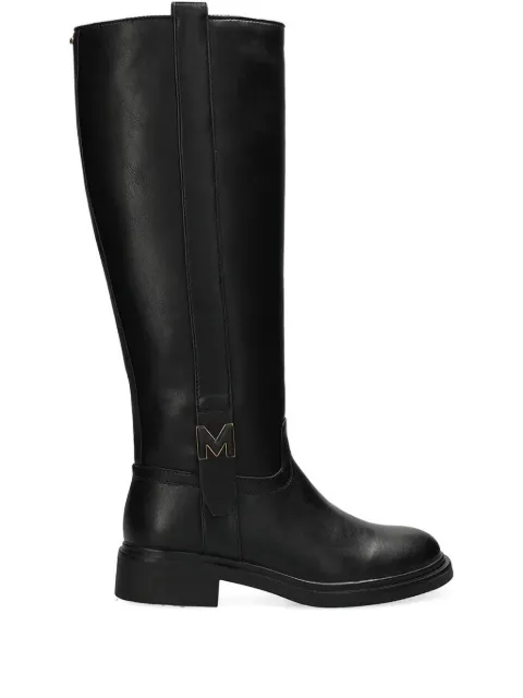 MEXX logo plaque knee-high boots Black MI001801753W