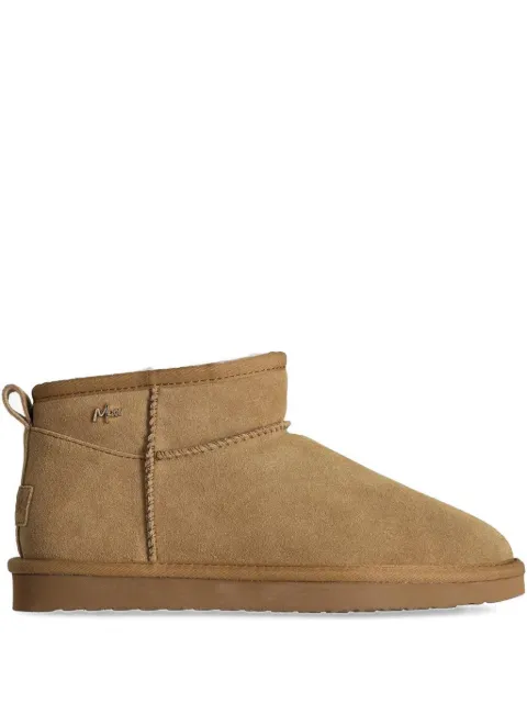 MEXX logo-plaque pull-tab boots Brown MICH2012553W