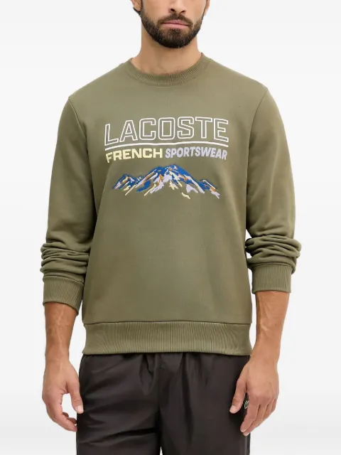 Lacoste embroidered crew-neck sweatshirt Green SH5884