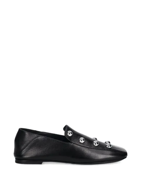 IRO stud-embellished loafers Black WM70CLOCLOST