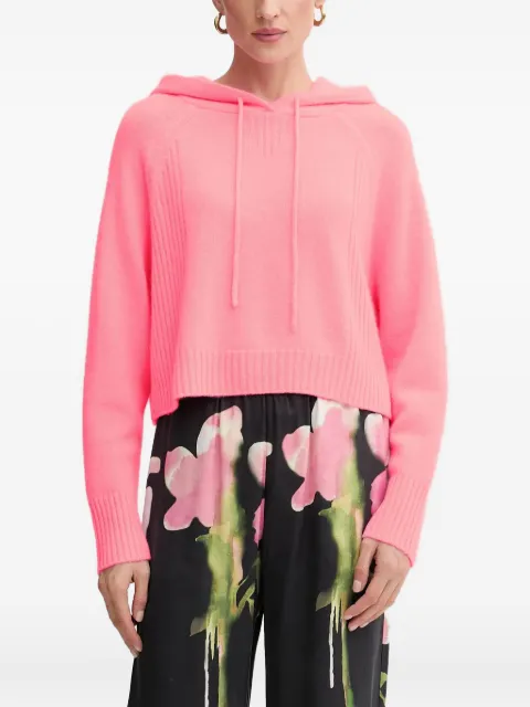 FROM FUTURE hooded ribbed hoodie Pink WPH02130