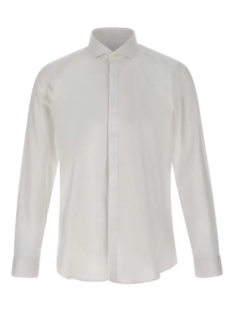 Marchesani button placket long sleeve shirt White 951901SC14001