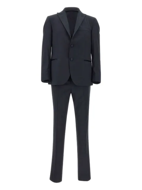 Marchesani single-breasted three-piece suit Blue 258R3525381500014C