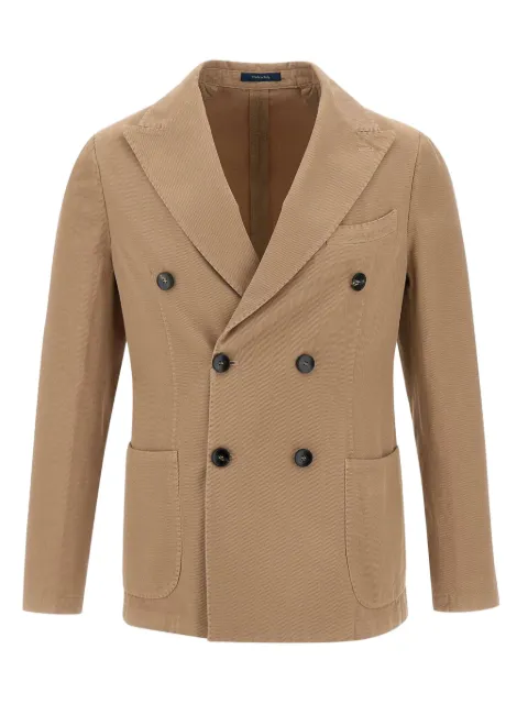 Marchesani peaked-lapels double-breasted blazer Brown VANVITELLIAT12712CAM04