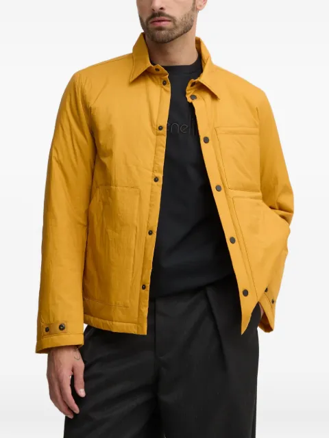 Benetton buttoned chest-pocket jacket Yellow 2SCBUN05N