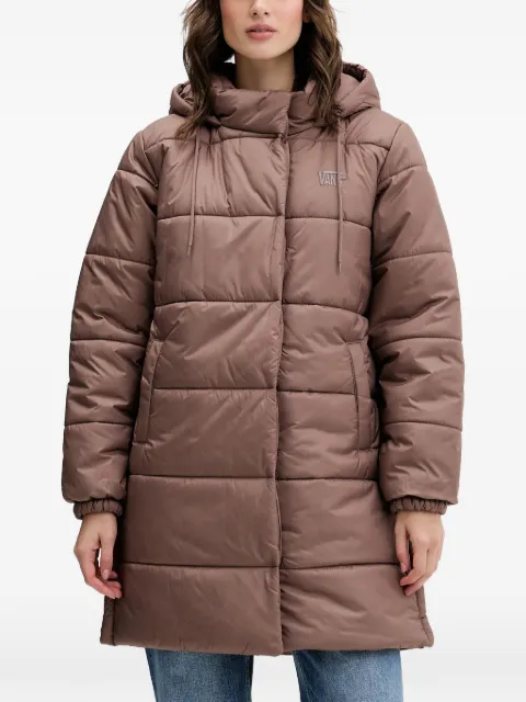Vans hooded quilted jacket Brown VN000PK3CHG1