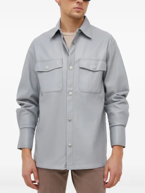 Benetton pocket button shirt Grey 5QWAUQ02W