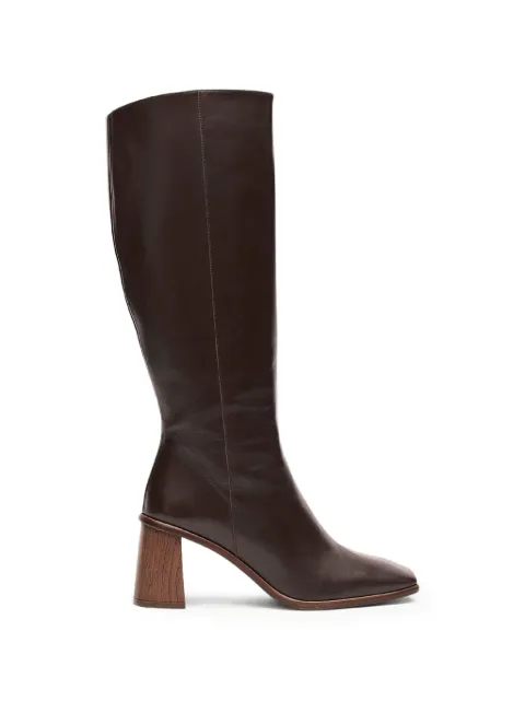 ALOHAS square-toe boots Brown BTWEC1