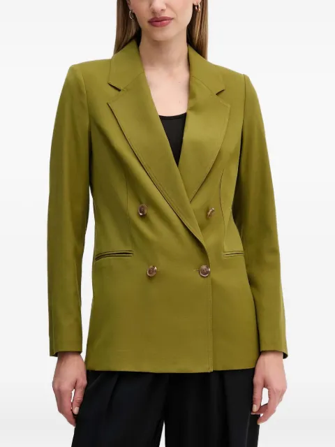Benetton double-breasted blazer Green 2YVXDW03A