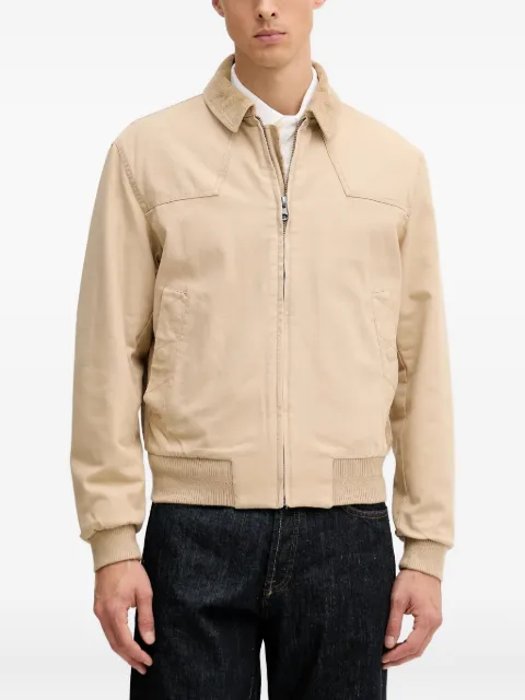 Benetton corduroy-collar jacket Neutrals 2QHDUN06K