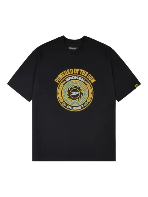 BROKEN PLANET Market Crest short-sleeved T-Shirt Black 00214