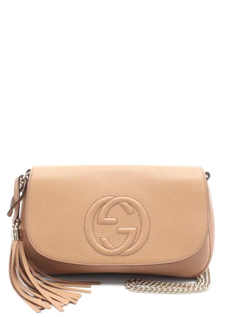Gucci Pre-Owned 2010s Soho Interlocking G chain shoulder bag Neutrals 1024492