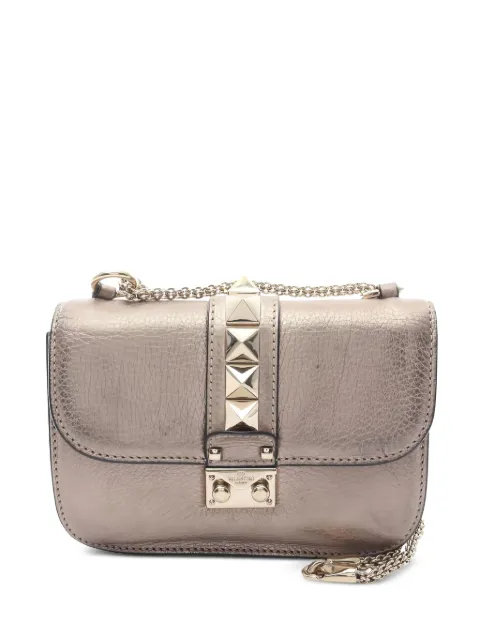 Valentino Garavani Pre-Owned 2000s Rockstud shoulder bag Gold 1021471