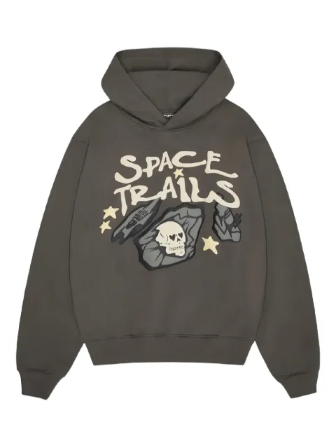 BROKEN PLANET Market graphic-printed hoodie Grey BPSTRAILSBG