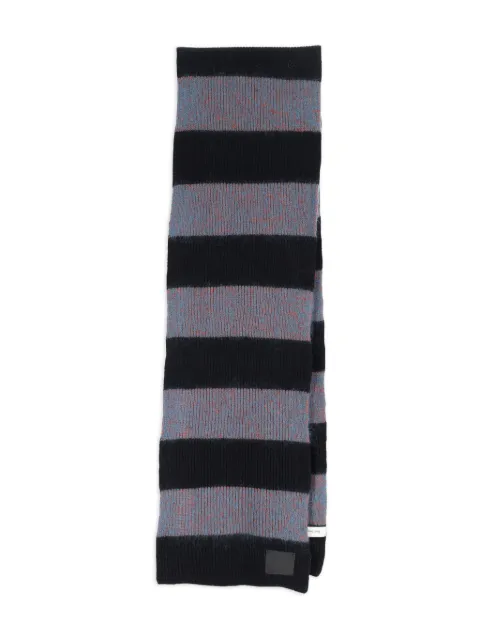 Paul Smith striped scarf Black 151MKT717