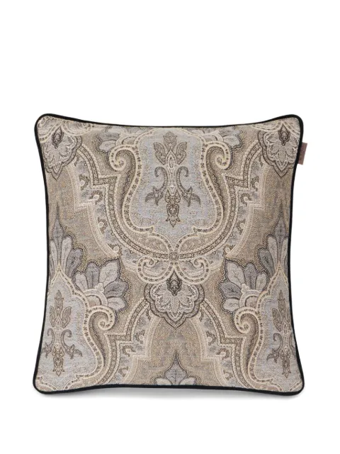 ETRO HOME paisley-jacquard cushion Neutrals UHNA001199HJ402