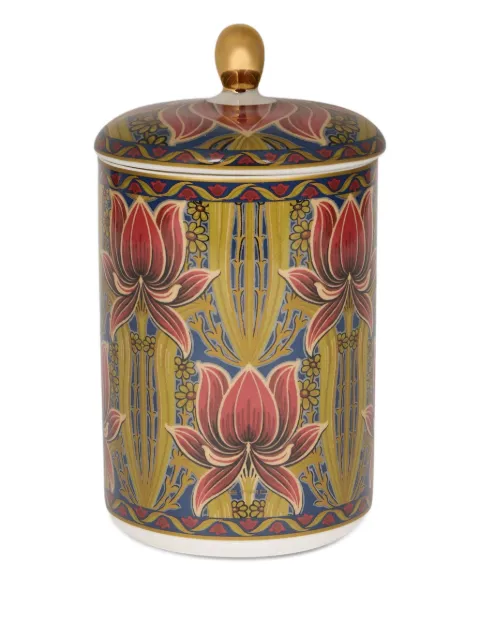 ETRO HOME porcelain candle jar (9cm) Green UHHI0006AY008V0472