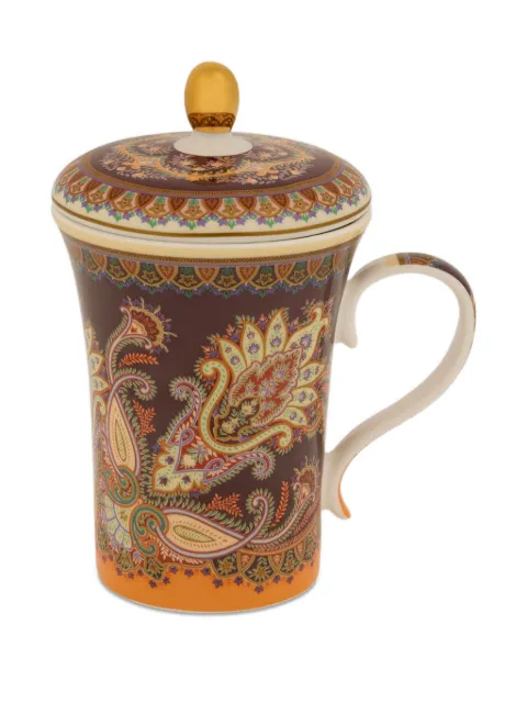 ETRO HOME porcelain mug (17cm x 9cm) Brown UHHG0002AY009F0441