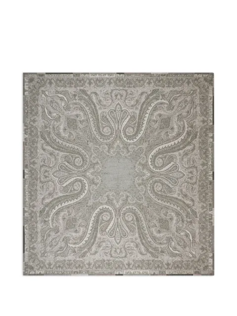 ETRO HOME paisley-pattern wool throw blanket Neutrals UHNC0001AW006