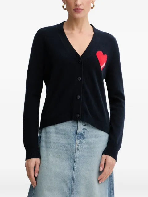 FROM FUTURE heart-motif buttoned cardigan Blue WPC01131