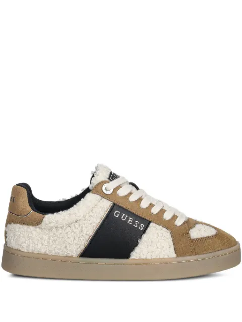 GUESS USA Jrone faux fur sneaker Neutrals FLFJR9ESU12LUGGA