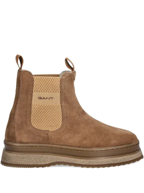 Gant Sistown pull-tab panelled boots Brown 31553102