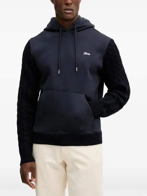 GUESS USA logo-detail hoodie Blue M5BQ15K0981