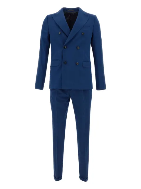 Marchesani King peak-lapels double-breasted suit Blue PV3001A8DP1P54