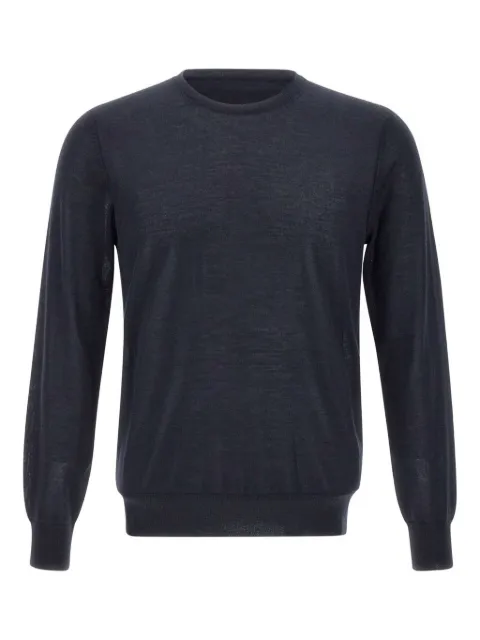 Kangra ribbed crew-neck sweater Blue 902501038