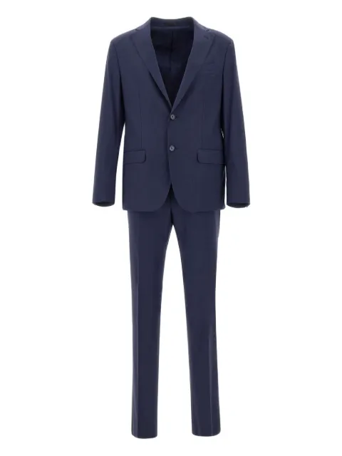 Marchesani lapel two-piece suit Blue 927R462986520001