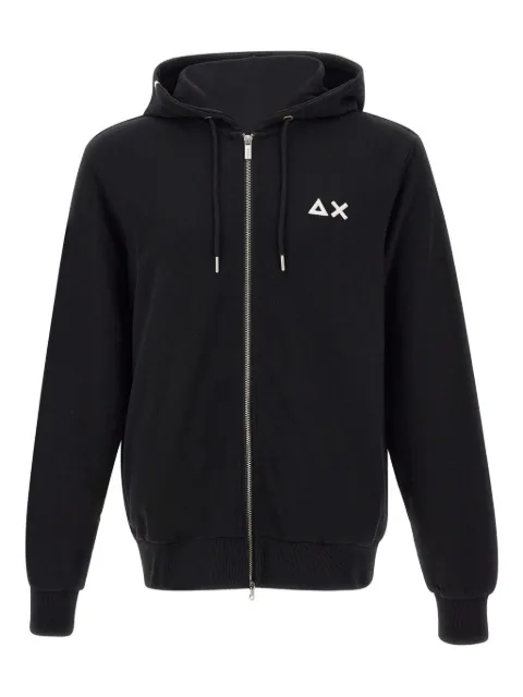 Sun68 logo zip sweatshirt Black F3410111