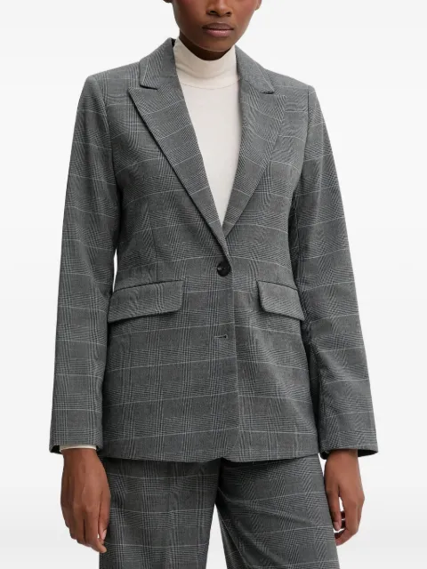 Benetton plaid pocket blazer Grey 2X8MDW02H