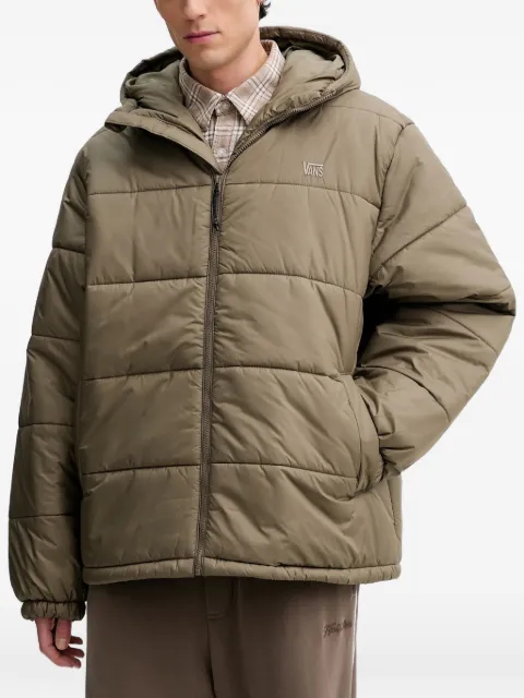 Vans hooded quilted jacket Brown VN000PJ89JC1