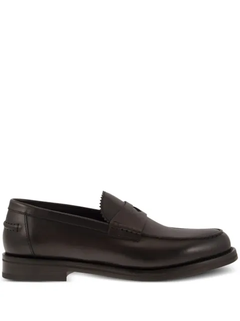 Doucal's leather loafers Brown DU3241BOGAUF159TM29