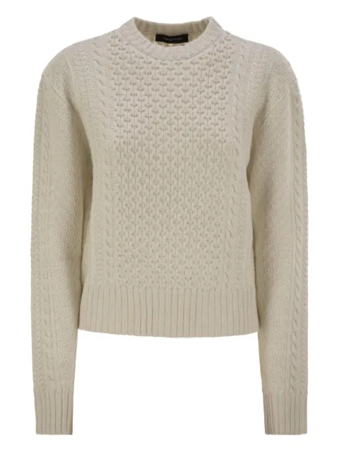 Fabiana Filippi crew-neck sweater Neutrals MAD224F031L00225