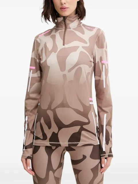 BOGNER FIRE+ICE Ilvy patterned T-shirt Neutrals 54567751