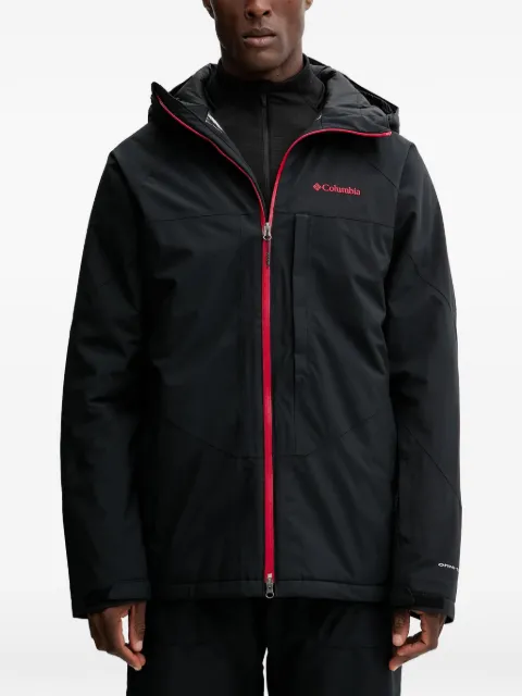 Columbia hooded zip-fastening ski jacket Black 2134001