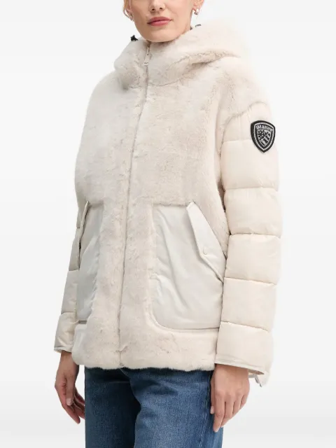 Blauer hooded padded jacket Neutrals BLDB02106