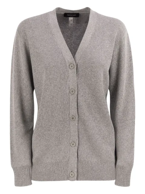 Fabiana Filippi ribbed V-neck cardigan Grey MAD275F496L4528132