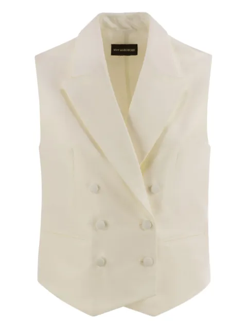 mvp wardrobe double-breasted waistcoat Neutrals 25EO2M0Q0100005M0041103