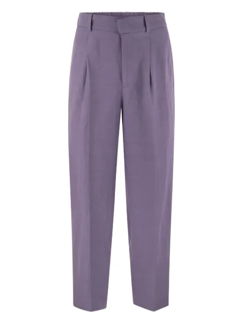 PT Torino Daisy pleated trousers Purple CDVSDAZ00STDFT350730
